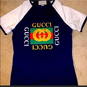 Navy Blue Stretch fitted tee